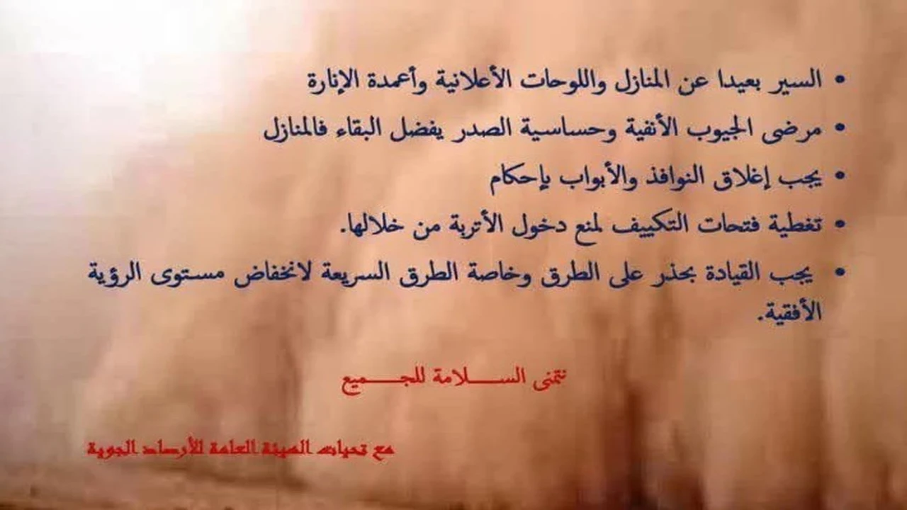 رياح نشطة وأتربة في مصر خلال أول أيام عيد الفطر المبارك